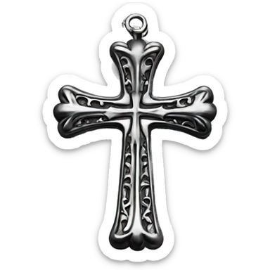 Chrome hearts cross sticker