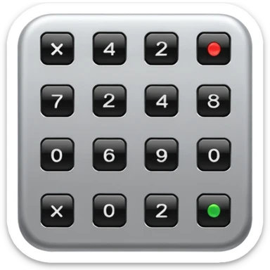 pin pad with a small black screen on top sticker