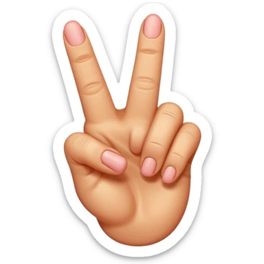 Extra large middle finger sticker