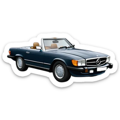 Mercedes SL 1980 sticker