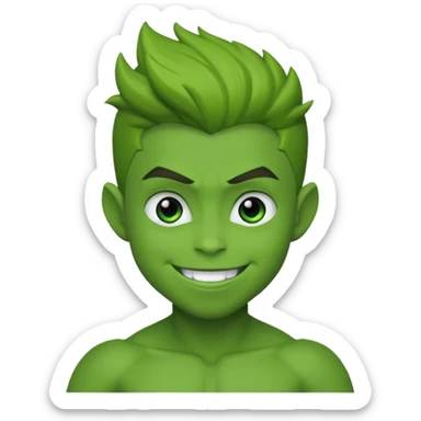 teen titans beast boy sticker