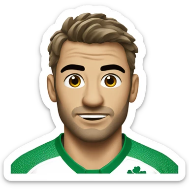 Rugby player for Ireland  sticker