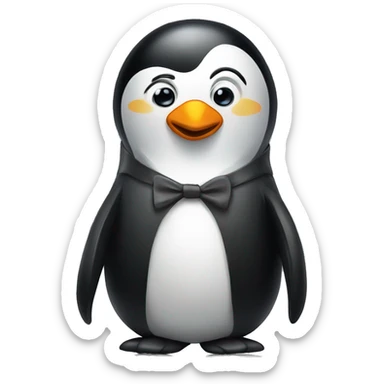 penguin and penguin sticker