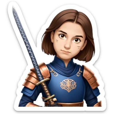 Vigilant Samurai sticker