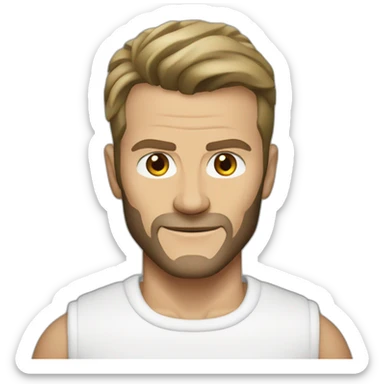 david beckhamn sticker