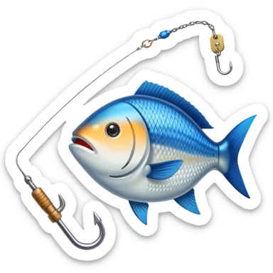 credit card phishing prevention with a fishing hook sticker
