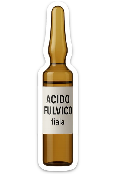 Acido fulvico fiala in italiano sticker