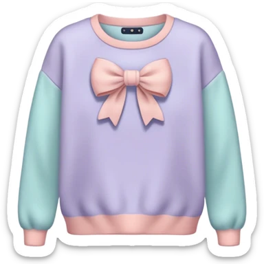 Cute and cozy with bows sticker