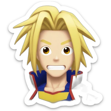 my hero academia all might sticker