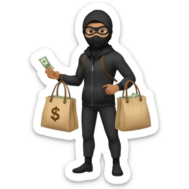 Thief full body sticker