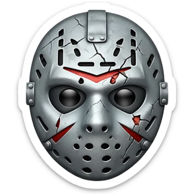 Jason Mask sticker