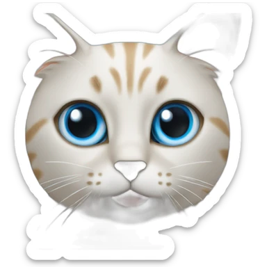 cat-with-blue-eyes-driving-a-car sticker