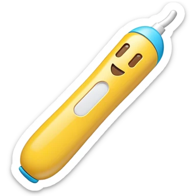 Clash of Clans aesthetic: Cinematic Playful Wii Nunchuk Portrait Emoji, rendered in a 3D vector-style similar to standard emojis with minimal shading and bold, simplified shapes. A compact, distinct form with signature details, softly glowing with a nostalgic gaming charm. Simplified yet unmistakably iconic, highly detailed and consistent, glowing with a soft radiance and high shine. Stylized with a touch of retro gaming magic and a soft glowing outline, capturing the essence of a beloved gaming relic with a friendly, playful manner! sticker