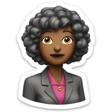 Maxine with Ruby sticker