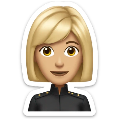 Brigitte Macron  sticker