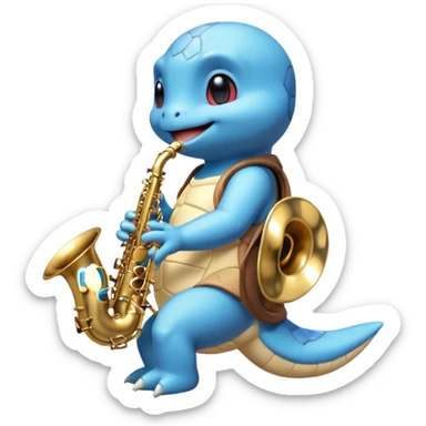 squirtle SAX sticker