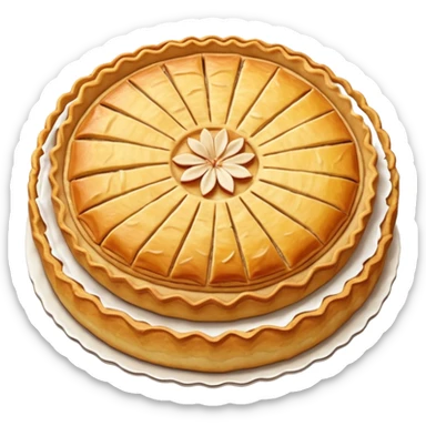 frangipane galette des rois sticker
