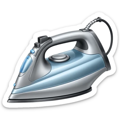 clothes iron sticker