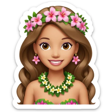 Polynesian Barbie sticker