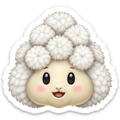 ear cotton burs sticker