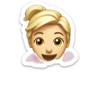 bubble bath in light pink bath tub sticker