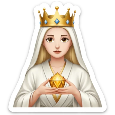 The high priestess Tarot card sticker