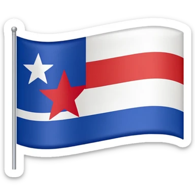 Create Yugoslavia emoji flag sticker