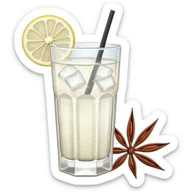 Turkish alcoholic drink = raki sticker