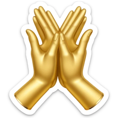 Symbol that represents the union of people sticker