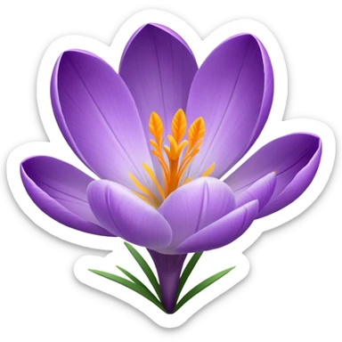crocus sticker