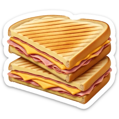 panini with ham and cheese sticker