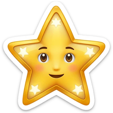 Real star with a full body sticker