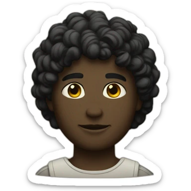 apolo deus negro sticker