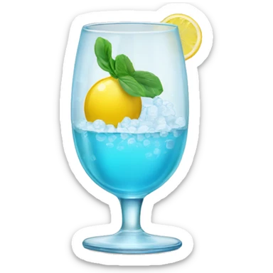 Schnapsglas mit einer Zitrone und Salz daneben  sticker