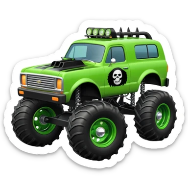 Grave Digger best view  sticker