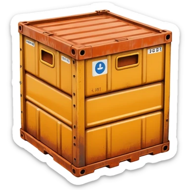 goods Contener emoji which is used for shipment of goods sticker