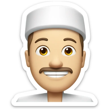 A futuristic cartoon-style man resembling Elon Musk, wearing a traditional Turkish fez, eating a large doner kebab, highly detailed, vibrant colors, 3D style
 sticker