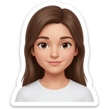 girl ready for dermatology sticker