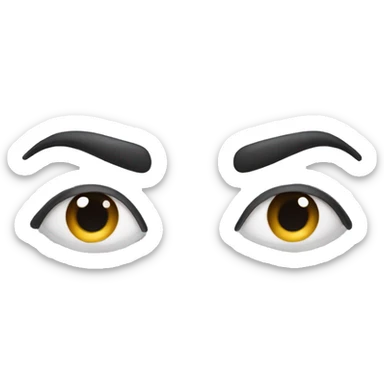 eyebrow slit  sticker