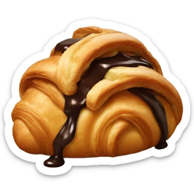 Chocolate croissant  sticker