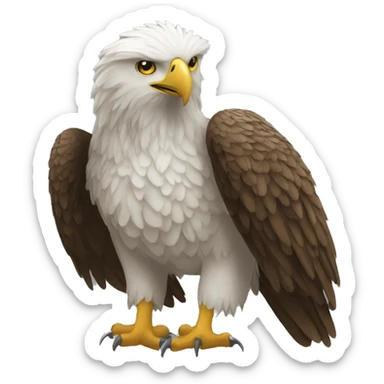 aigle à deux têtes albanir  sticker