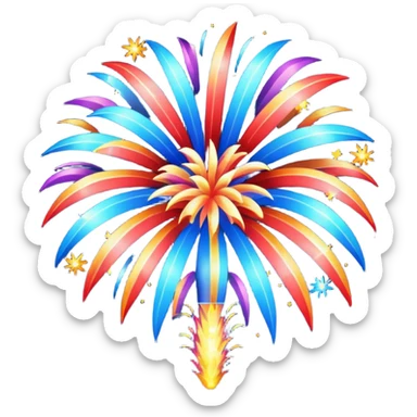 fireworks sticker