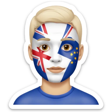 guy european union enthusiast sticker