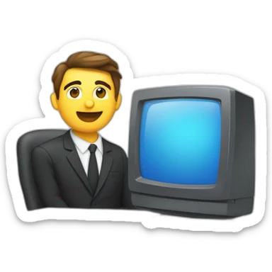 smm manager computer sticker