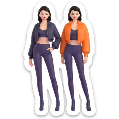 Kendall Jenner, supermodel, runway look sticker