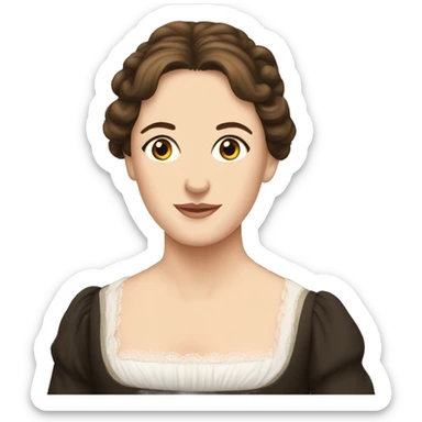 Elizabeth from pride and prejudice sticker