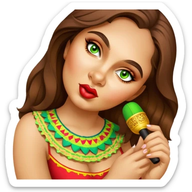 Vibrant Festival Singer sticker