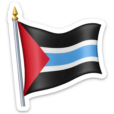 Southern Yemen flag sticker