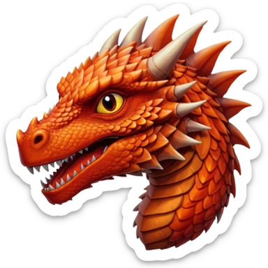 Drogon  from Games of throne character face only sticker