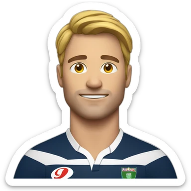 Rugbyman sticker